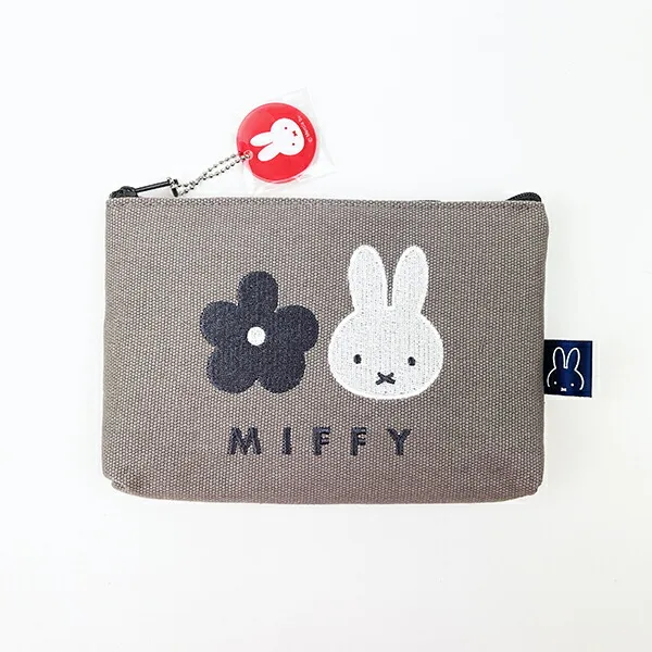 Miffy|Canvas Pouch |190×110×30mm approx.
