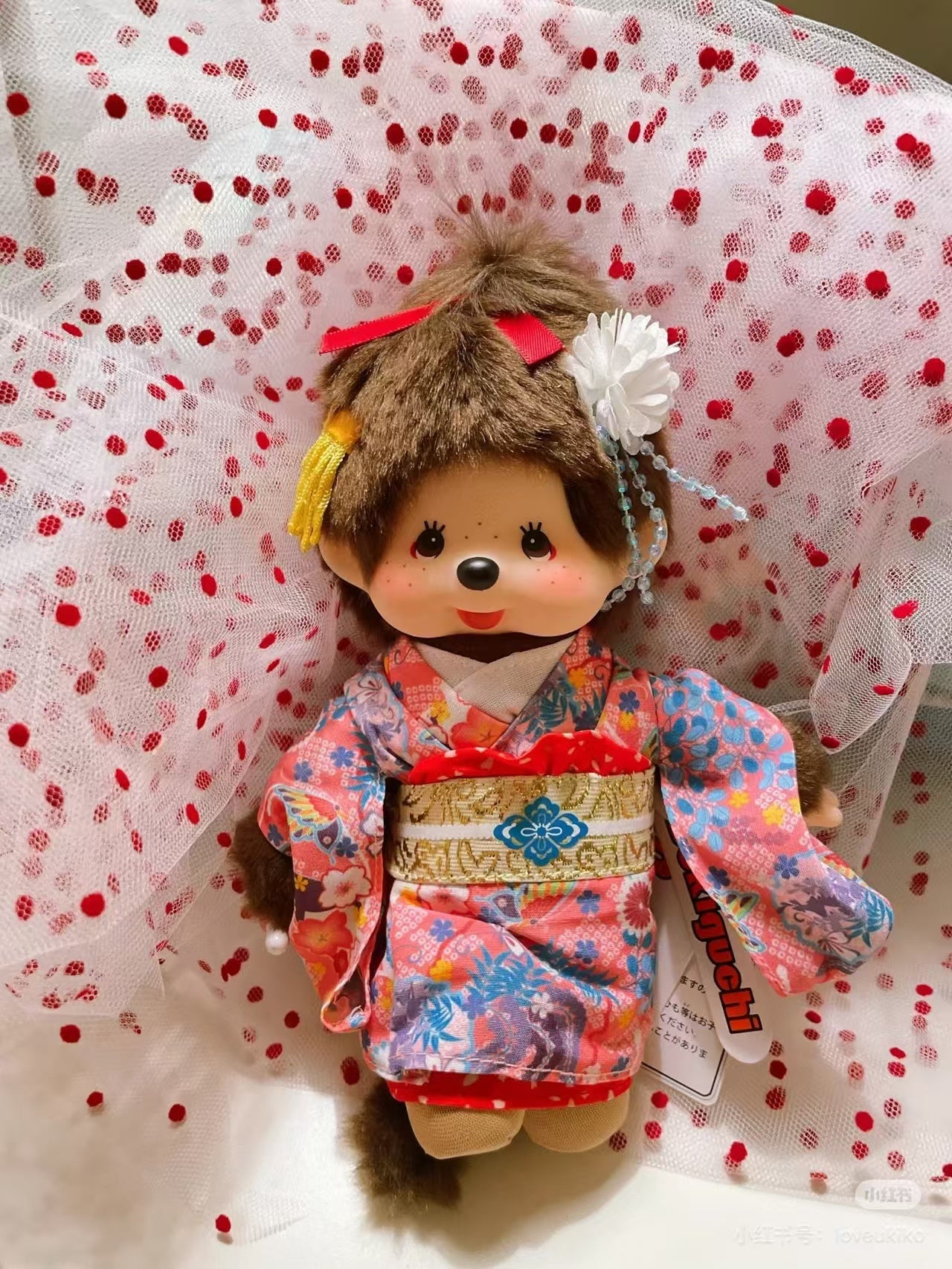 Monchhichi|Maiko Monchhichi-chan Plush Dolls/Plush Toy| H23×W13×D8cm approx.