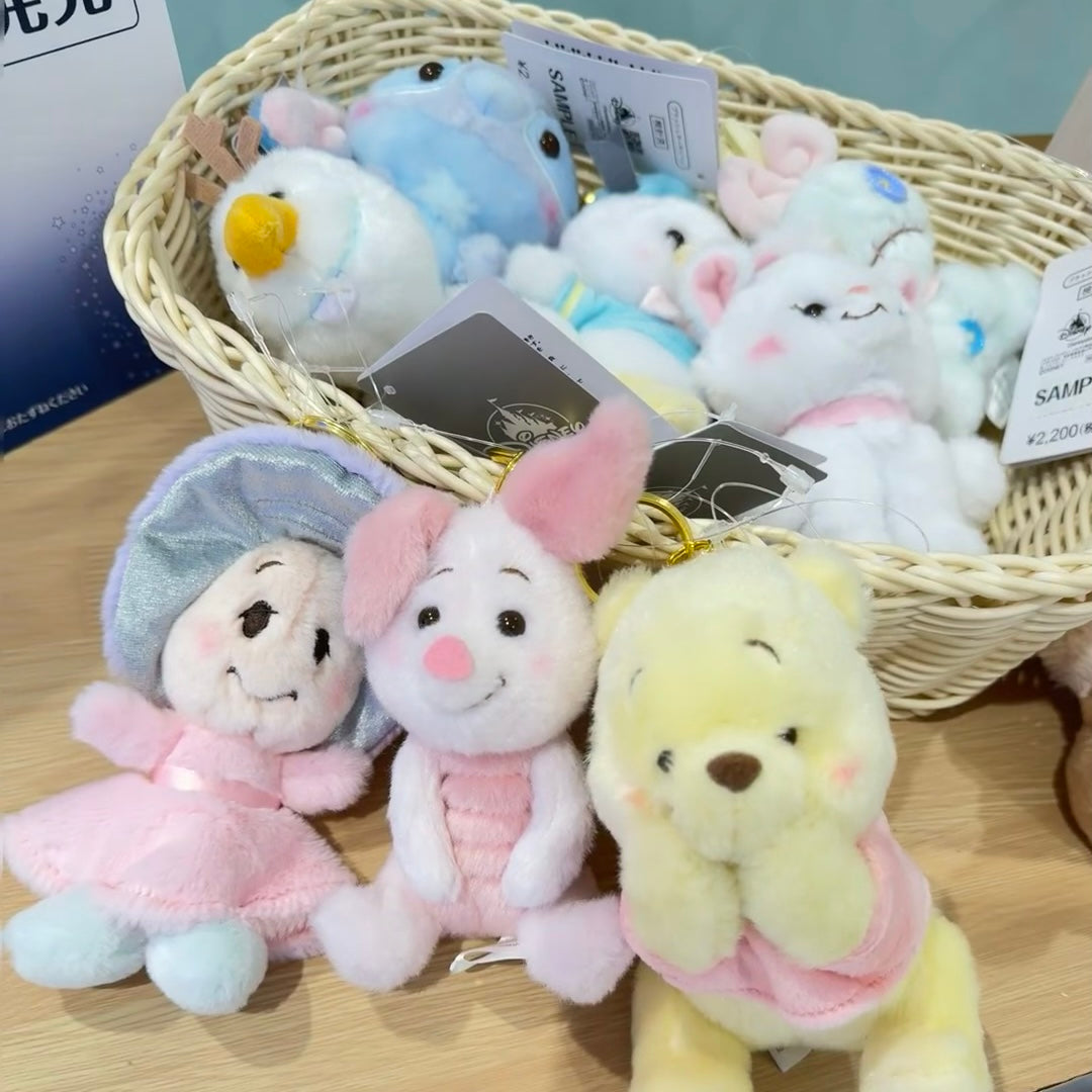 Disney|超好摸fluffy豆豆眼系列挂件|約高さ17×幅9.5×奥行き6.5(cm)