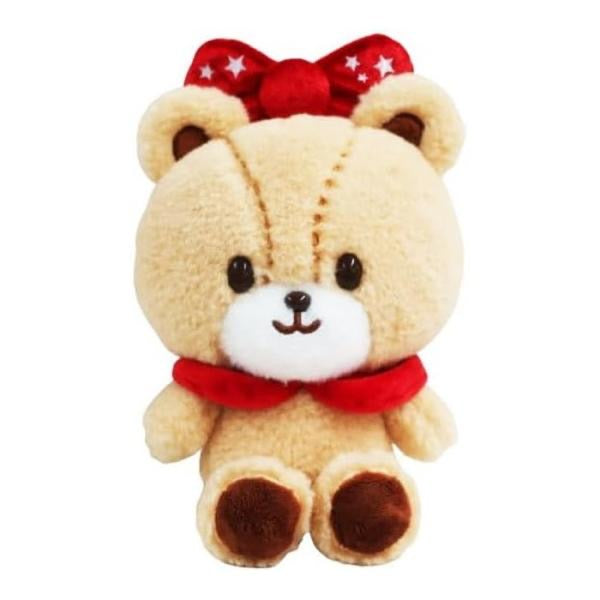 Sanrio三丽鸥|Hello kitty50周年可爱毛绒Tiny Chum泰迪熊玩偶/公仔|约23×14×11cm