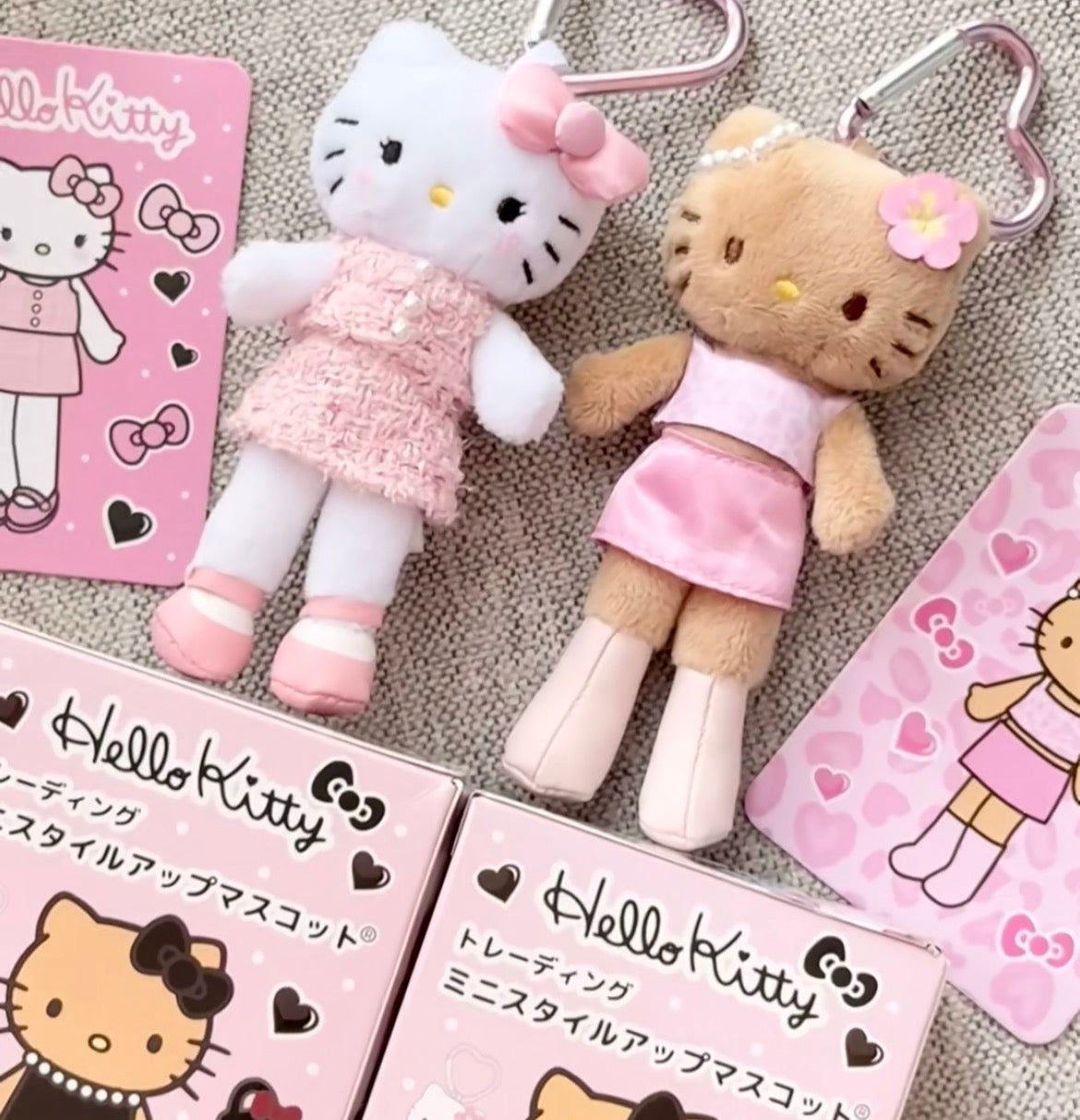Sanrio|Hello Kitty Long legs Mini Style Plush Keychain mystery bag/blind box/All 8 types|1pcs