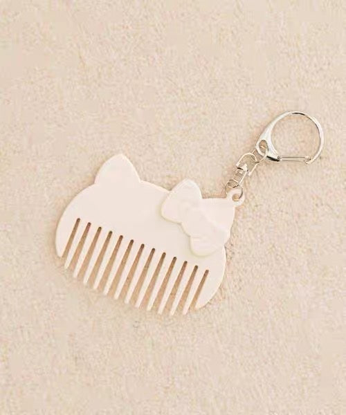 Sanrio|Hello Kitty x me% mini Acrylic Comb Keychain/Keyring