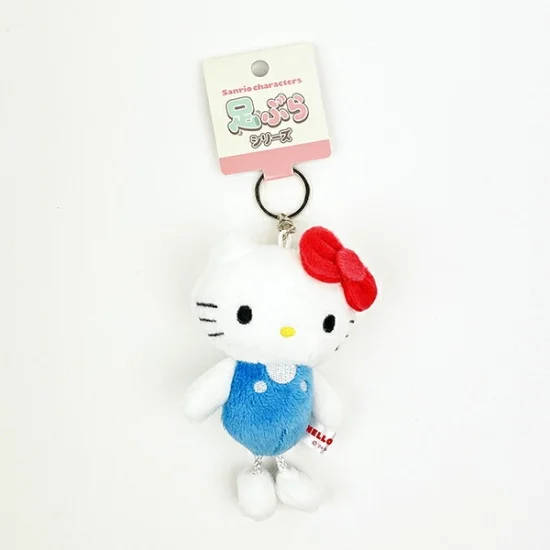 Sanrio|Hanging Legs Series Mascot Holder /Plush Keychain|120x55x48mm approx.