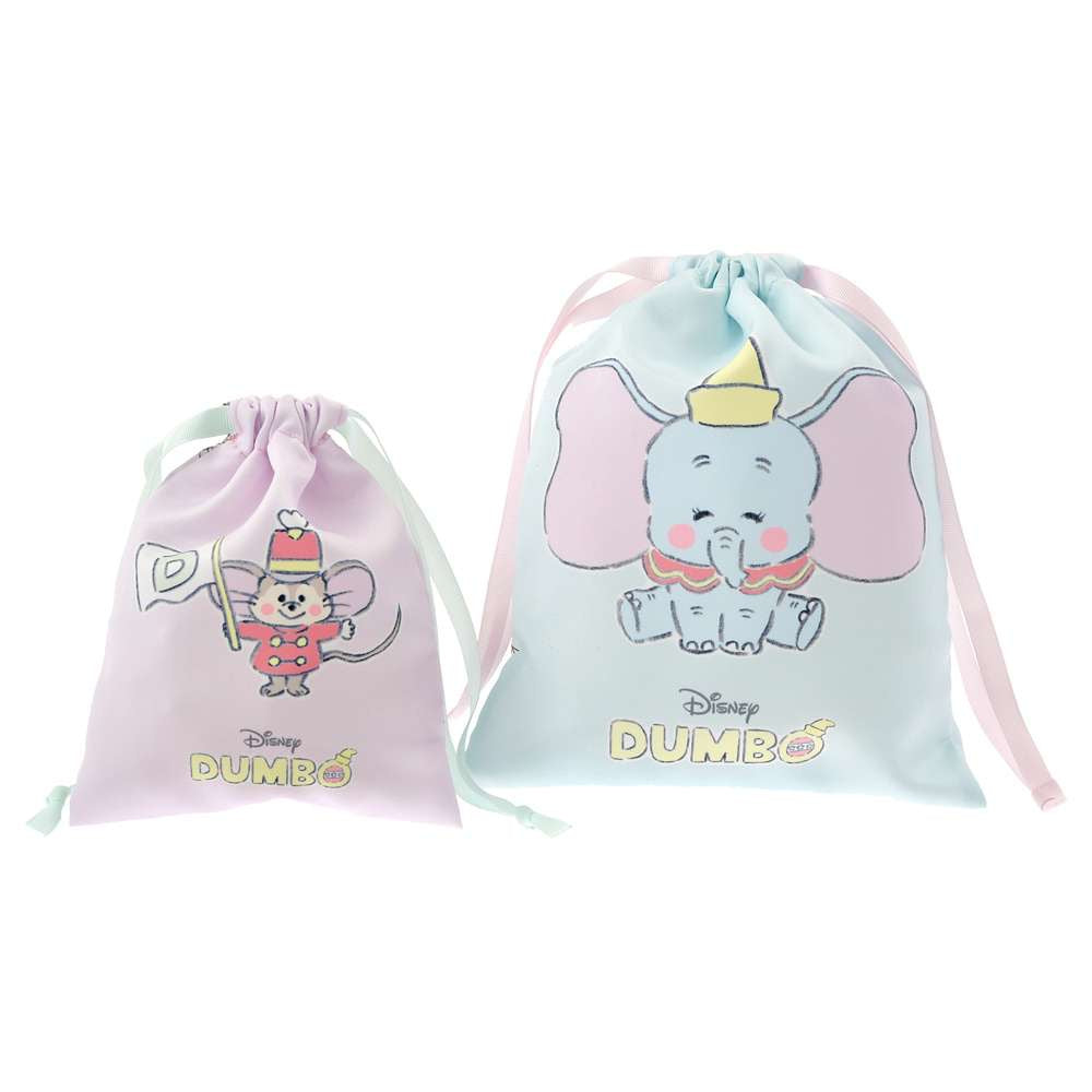 Disney|绘本漫画家联名系列束口袋两只组/正反都超可爱|大:約 縦25×横20×厚み1(cm)