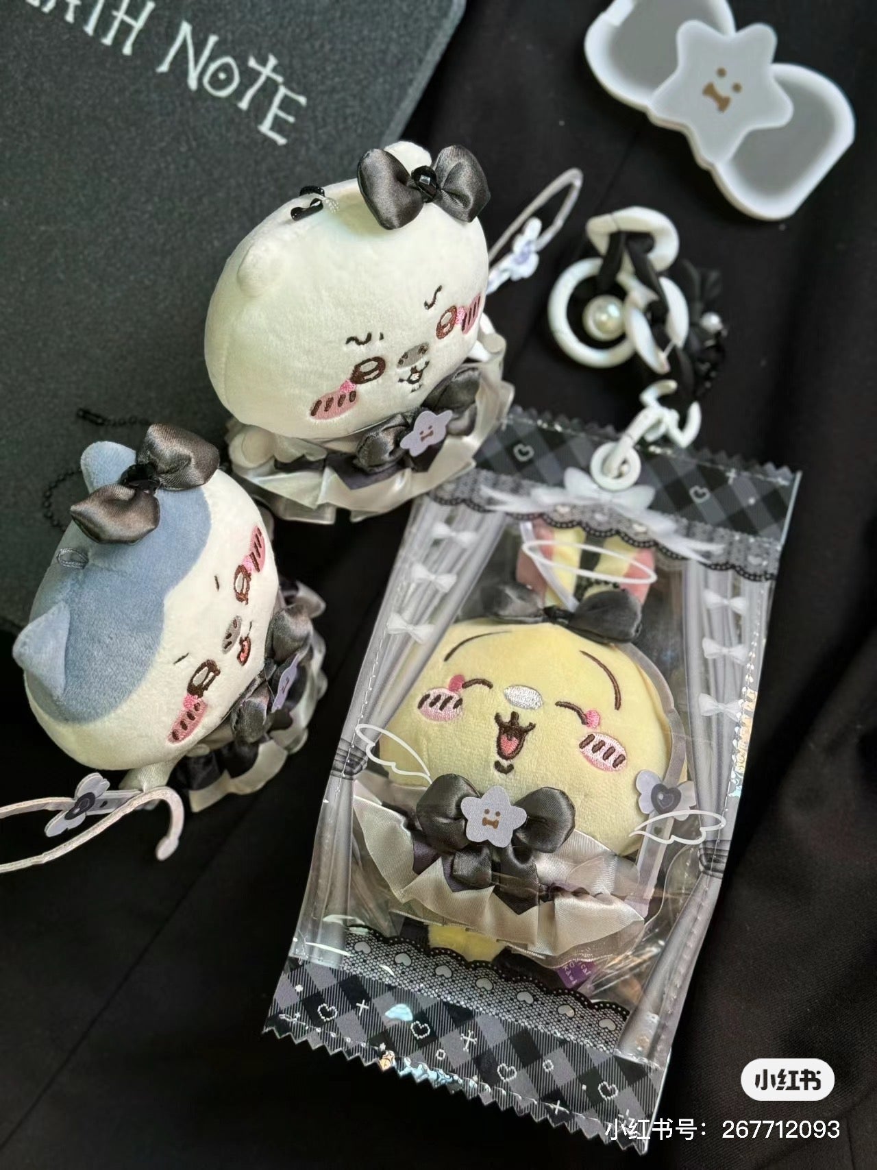 【limit 1】Chiikawa 吉伊卡哇|Magical Chikawa Magical Charge Mascot三代黑魔法少女毛绒玩偶挂件/包挂|約H160 x W110 x D60mm