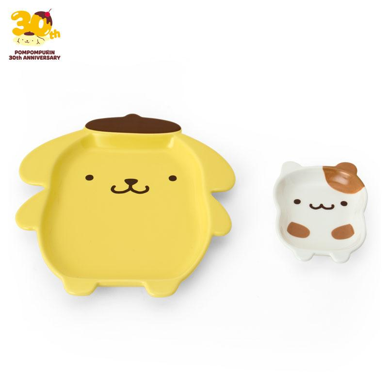 Sanrio|PomPomPurin 30th Anniversary Shaped Plate Set