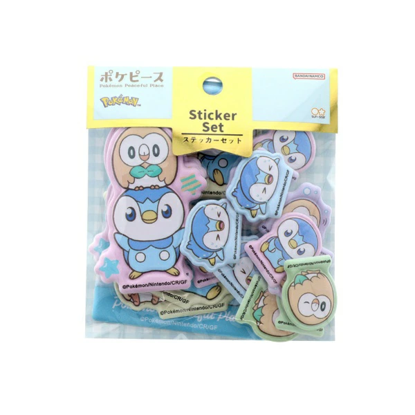 Pikachu|Flake Sticker Set|21 piece