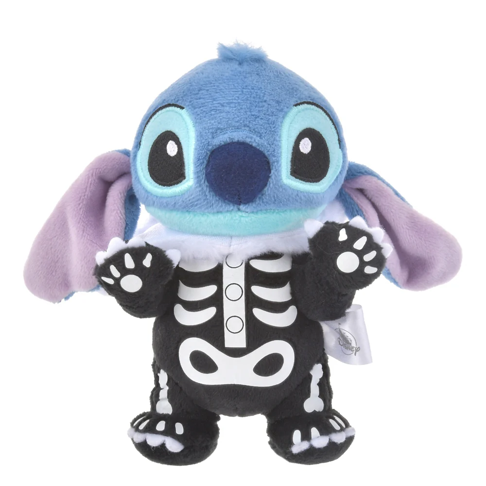 Disney迪士尼|Fluffy Plush Keychain  / Halloween Skeleton万圣节骷髅玩偶挂件/包挂| 约高17cm