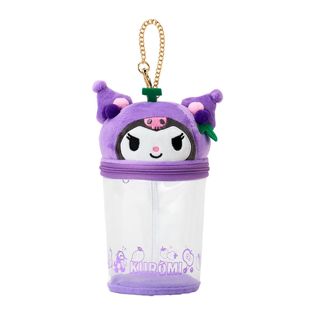 Sanrio|Fruit Design Vinyl Pouch Charm|20.5 x 13.1 x 10.6cm approx.