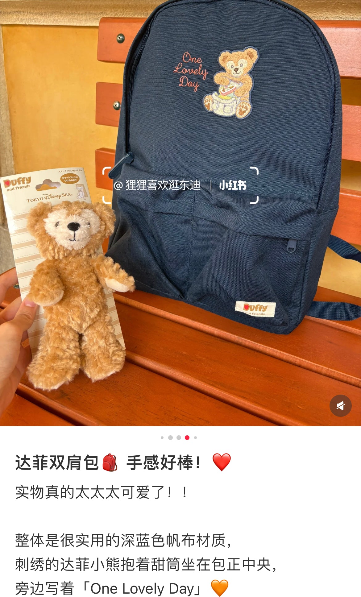 Disney|Duffy one lovely day backpack