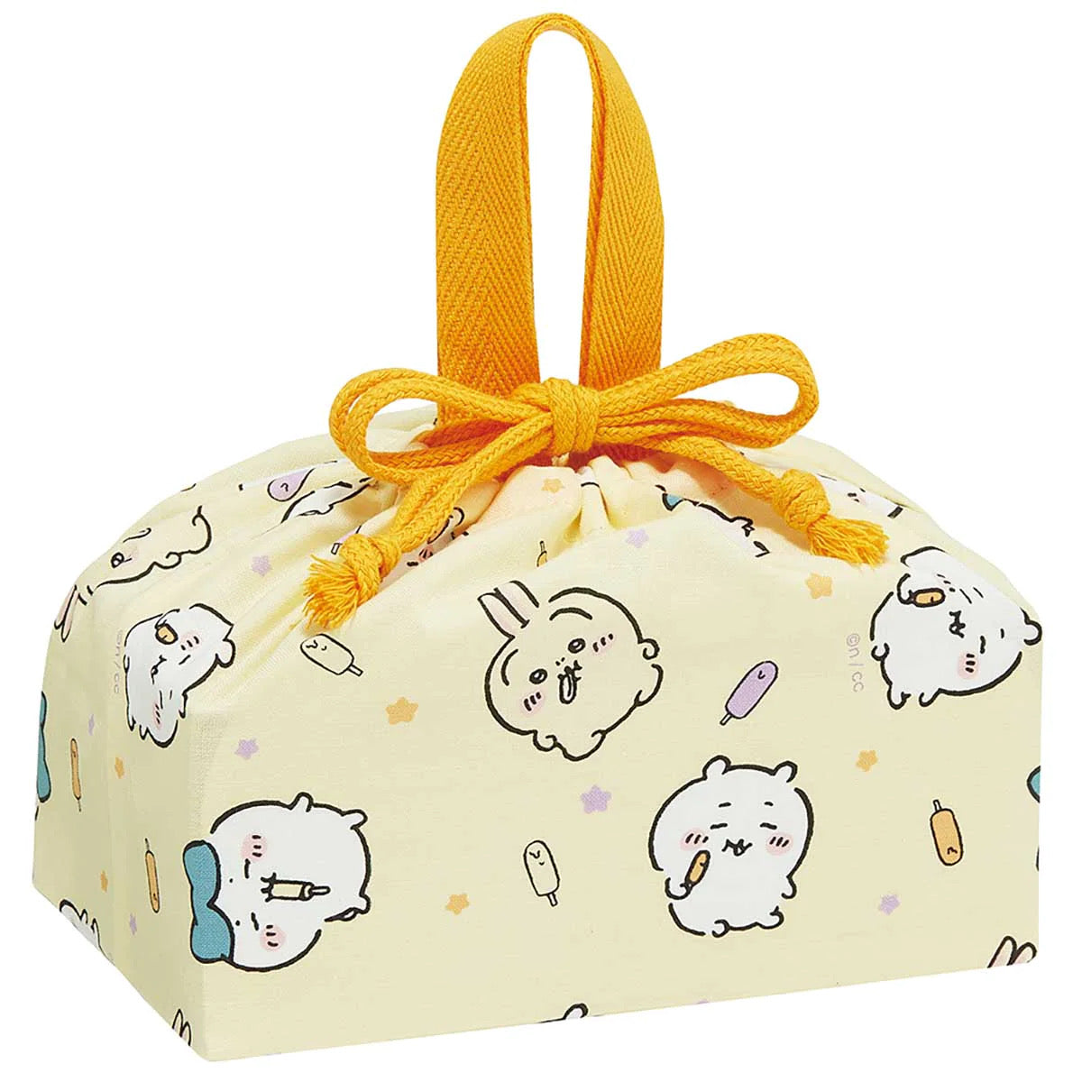 Chiikawa 吉伊卡哇|角色印花手提巾着/便当袋|约W290×H165mm