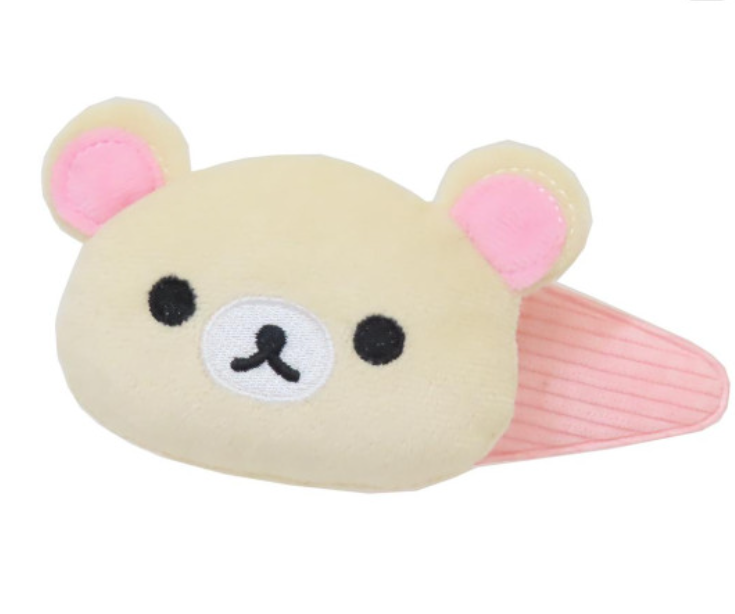Rilakkuma|Big Mascot Hair Clip|85×85×45mm approx.