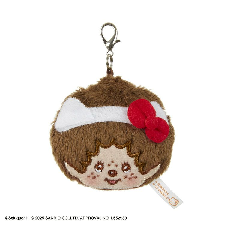 Monchhichi|Hello Kitty stuffed animal charm set|H4.5cm approx.
