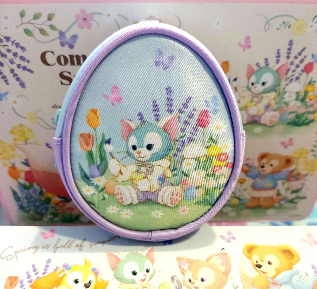 Disney迪士尼|2024东迪春日复活节限定零钱包3只组/正反不同图案|約幅8×奥行3×高さ10cm