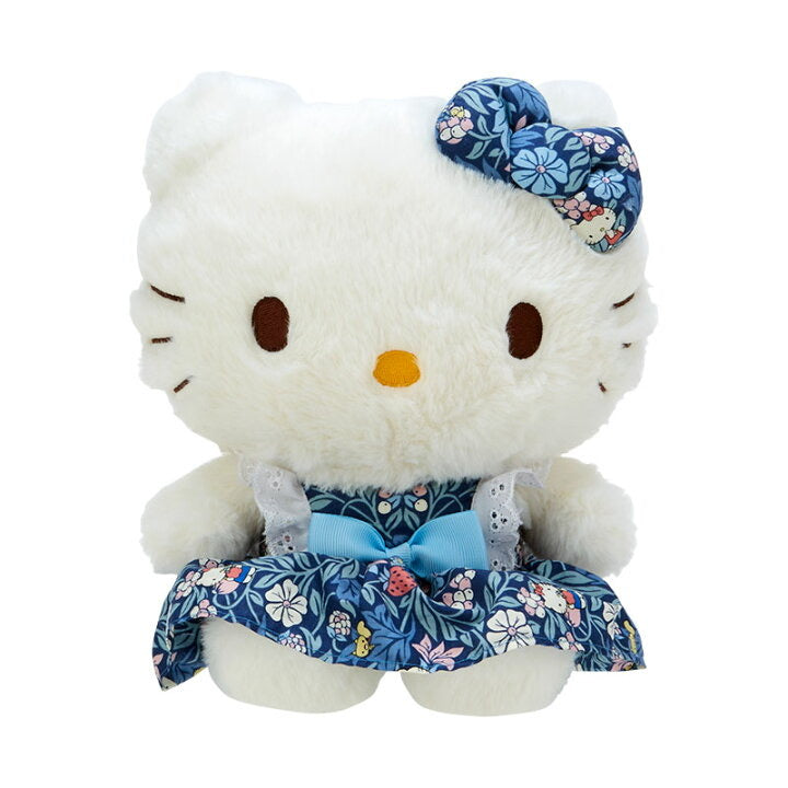 Hello kitty凯蒂猫|小碎花系列裙裙玩偶/公仔/裙子上也有kitty图案|约H22×W19×D15cm