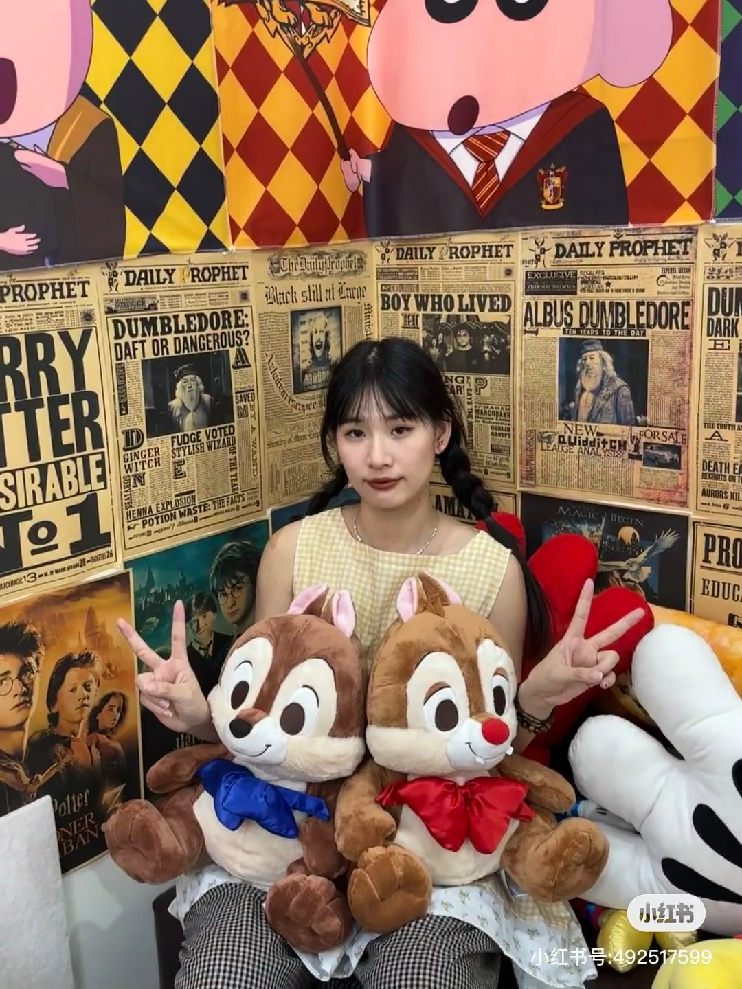 Disney SH|奇奇蒂蒂大公仔/玩偶/抱枕/靠枕|一对