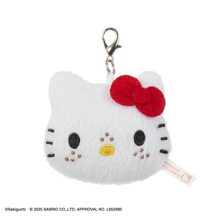 Monchhichi|Hello Kitty stuffed animal charm set|H4.5cm approx.