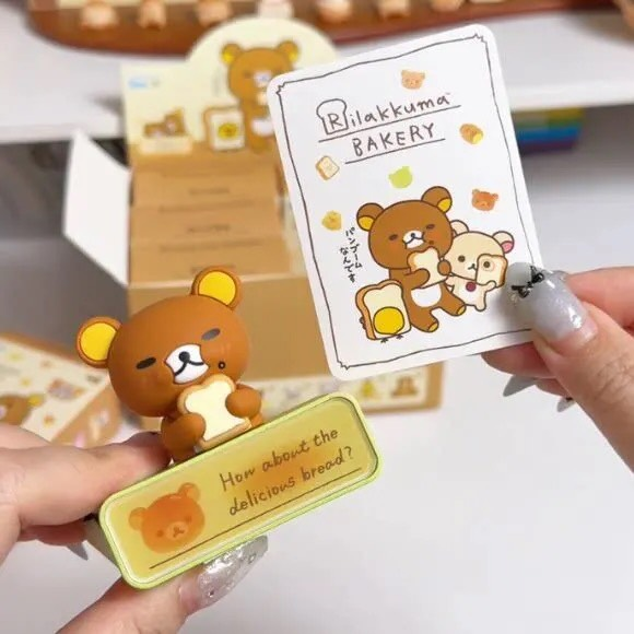Rilakkuma|bread series night light fridge magnet blind box/All 6 types|1pcs