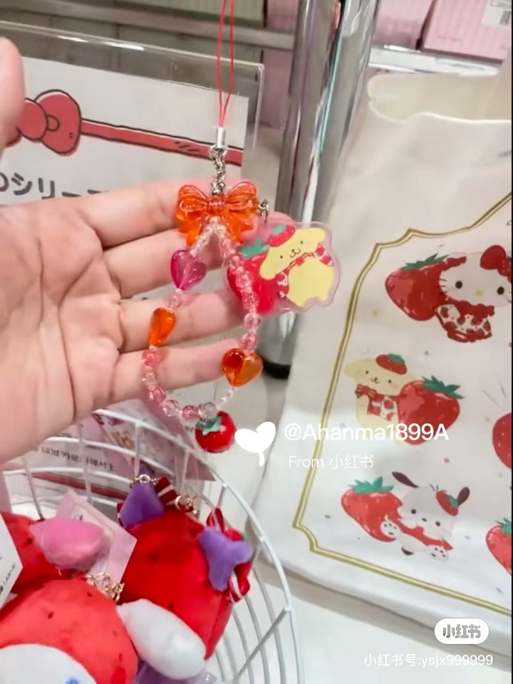 Sanrio|Ichigo Shimbun 50th Anniversary Characters Secret Strap mystery bag/blind box/All 8 types|1pcs