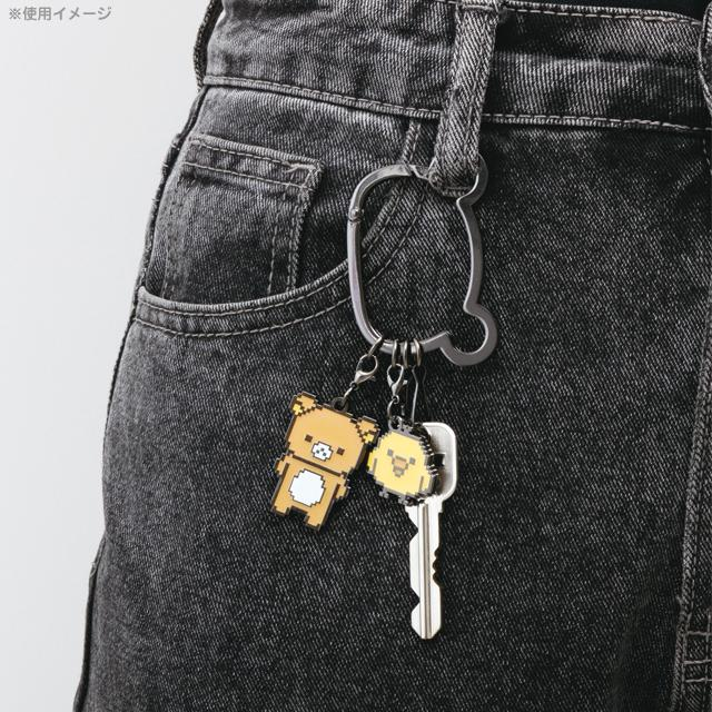 Rilakkuma|Gaming Pixel Art Keychain/Keyring|95×65mm approx.