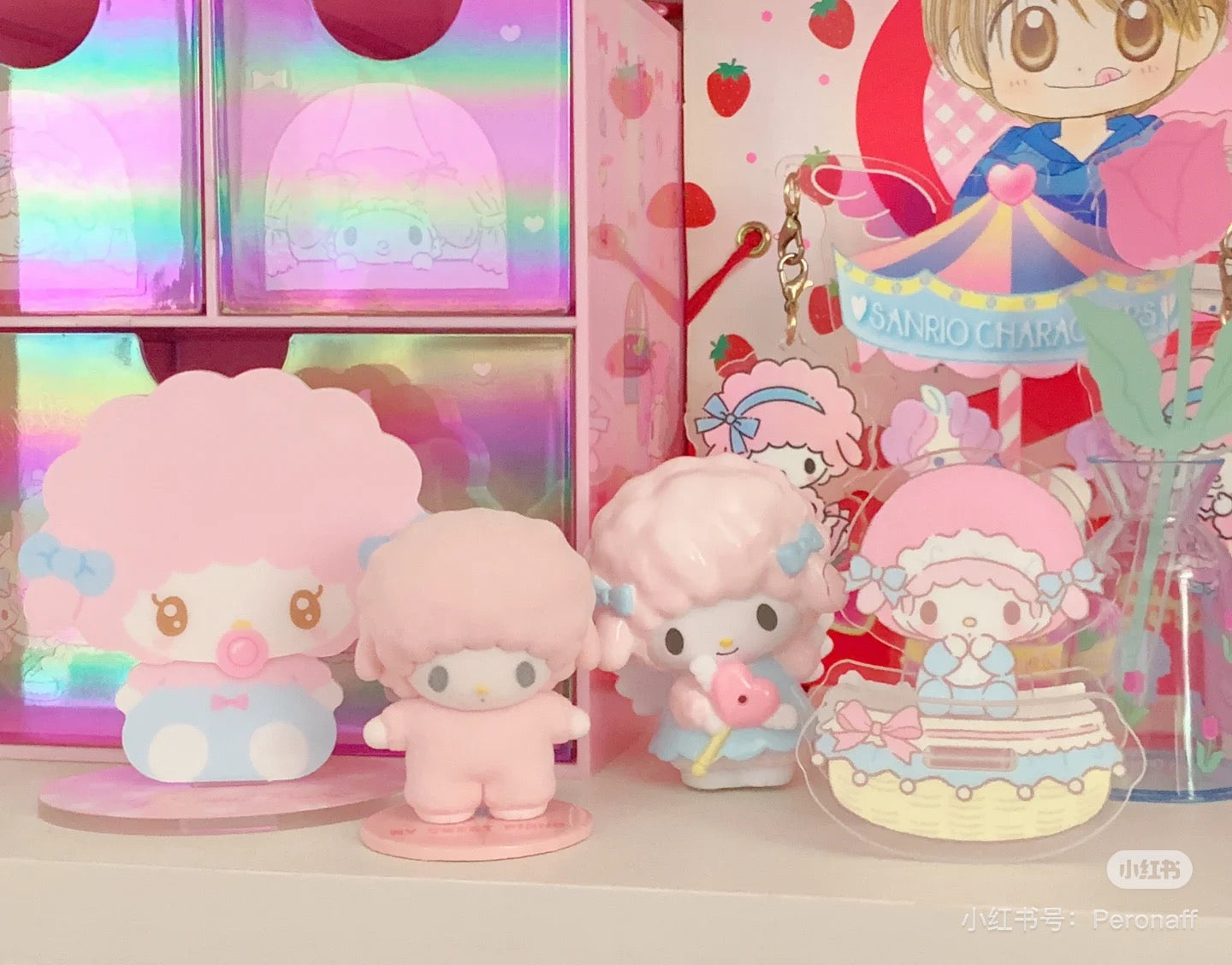 Sanrio三丽鸥|Secret Swaying Acrylic Stand Baby - Blind Box秘密系列摇摇乐吃奶嘴宝宝亚克力立牌盲盒/全8种/可以摇头|1枚入