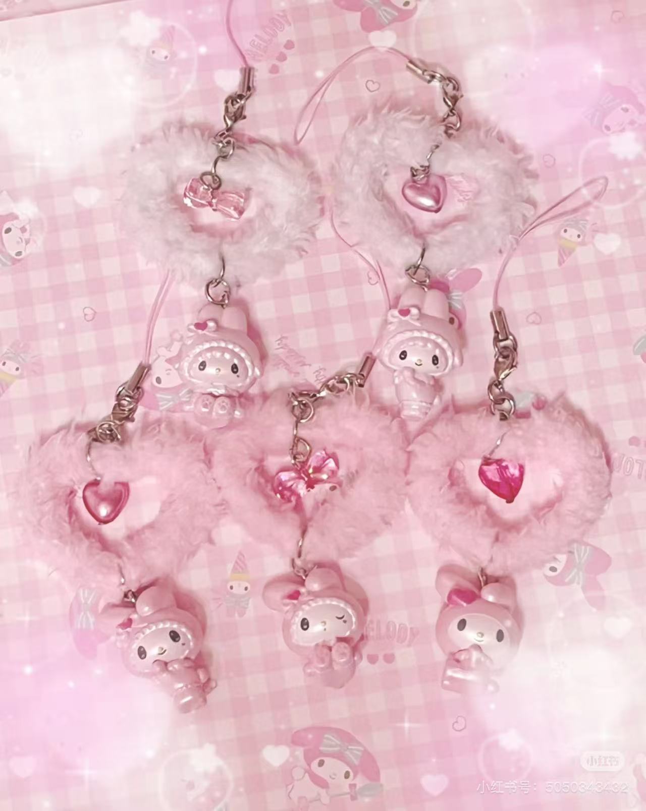 【limit 3】Sanrio|Kuromi & My Melody : Melousa Romiusa Secret Strap mystery bag/blind box/All 8 types|1pcs