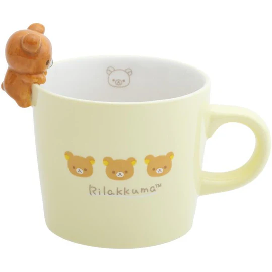 Rilakkuma|Ceramic Mug with Nokkari Figure|120×120×105mm approx.