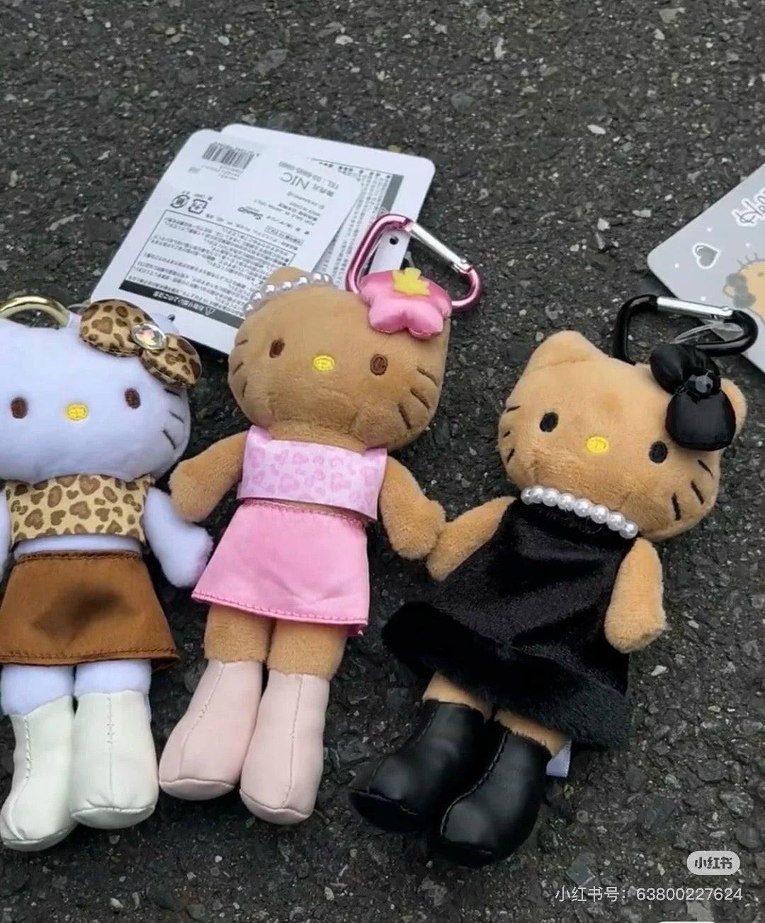 【limit 1】Hello Kitty|Sanrio Gogo Gal Collection Mascot Holder /Plush Keychain|7.5×4×15cm approx.