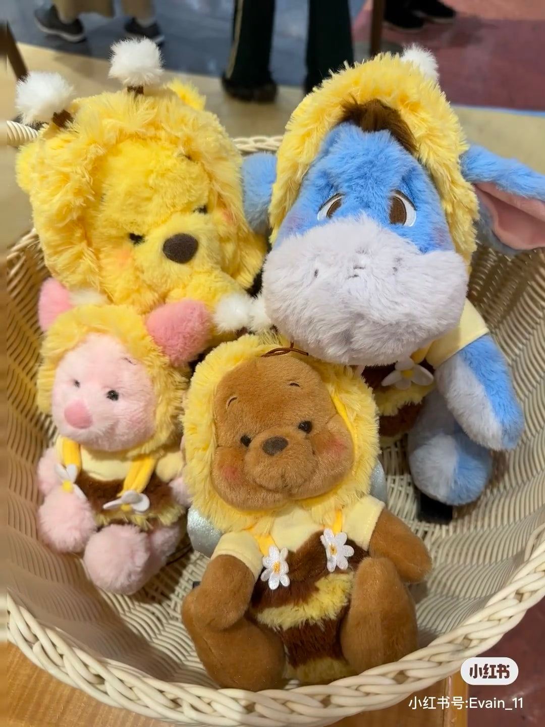 Disney| 2024 HONEY DAY蜜蜂系列公仔/玩偶|S约高さ22×幅15.5×奥行き11cm