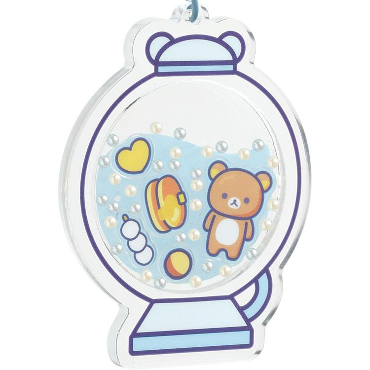 Rilakkuma|Lab Shaka Shaka Acrylic Keychain| 83×62×5mm approx.