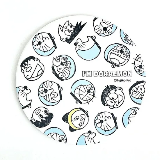 Doraemon哆啦A梦|哆啦A梦陶制吸水杯垫|约10.2cm×10.2cm