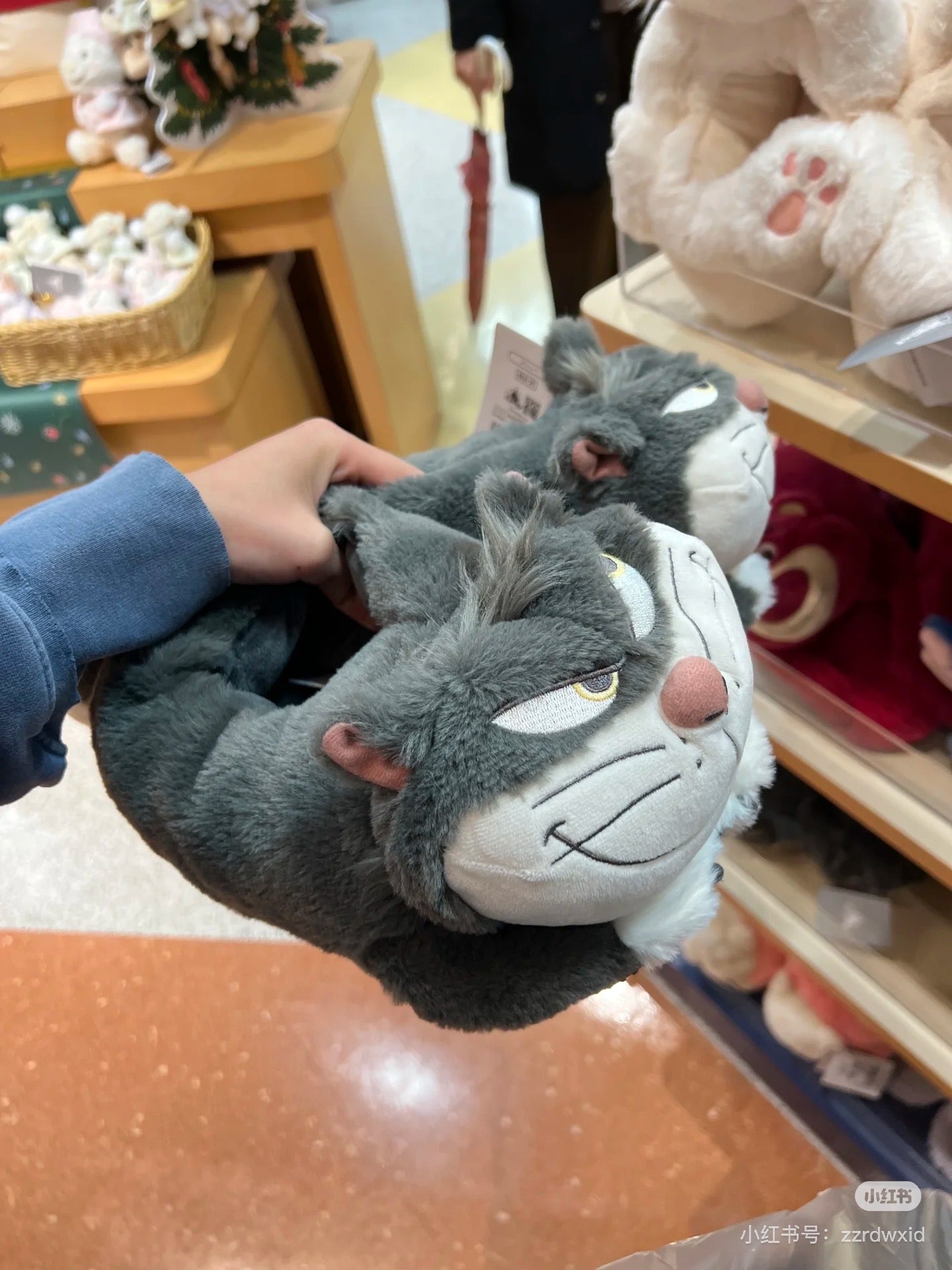 Disney迪士尼|Plush Slippers - Stitch / Warm Goods毛绒玩偶家居鞋/拖鞋|约23-25cm