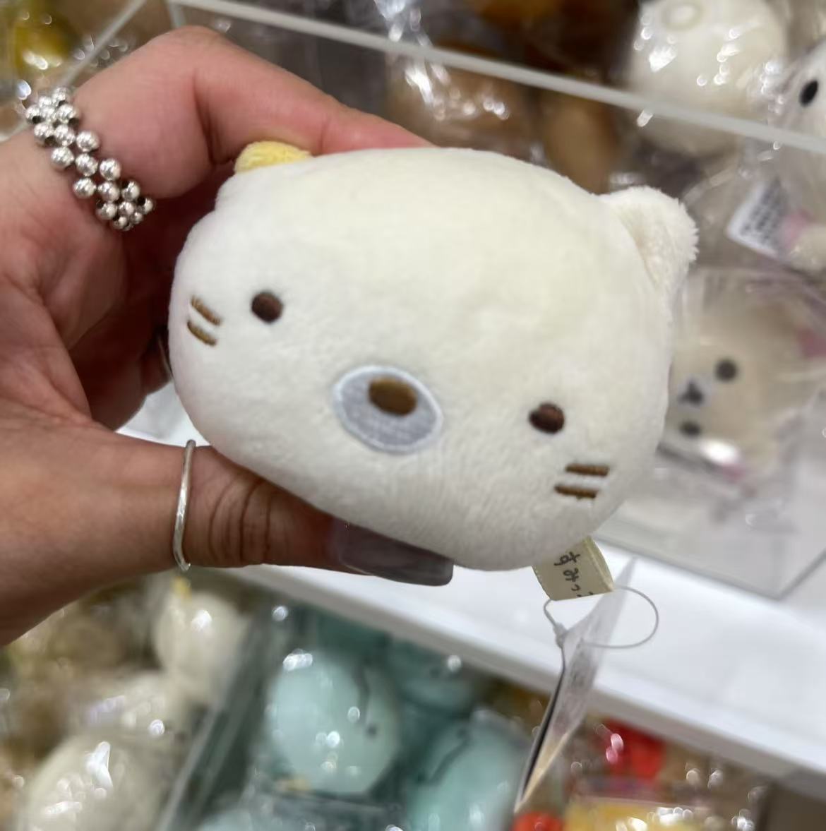 Sumikko gurashi|Round and Rolling Face Tenori Plush|SS/65×65×65mm approx.