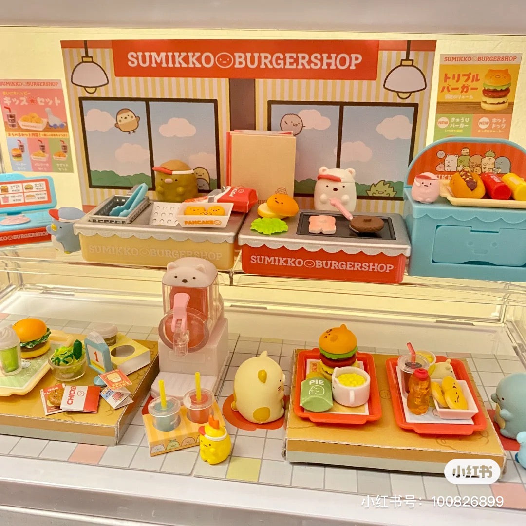 Sumikko gurashi角落生物|rement 汉堡店系列/食玩盲盒 /全8种|1盒