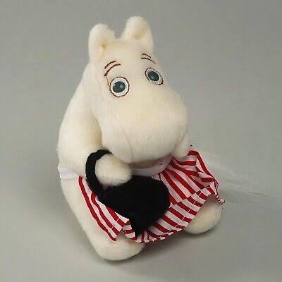 Moomin|手拿小提包毛茸茸挂件/包挂|约H12.5×W10×D8.5cm