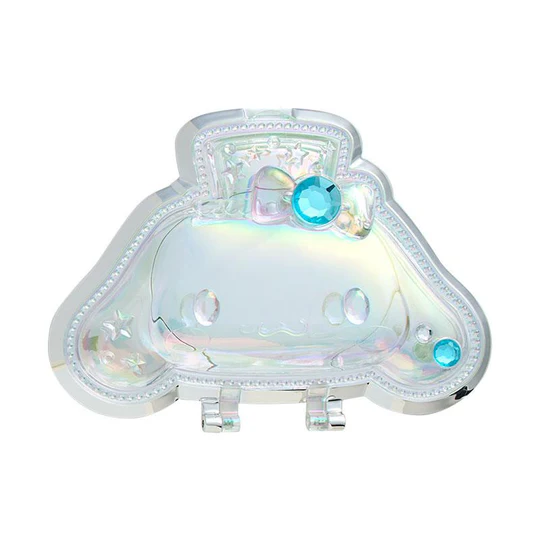 Sanrio|Face Aurora Hologram Sliver Folding Stand Mirro|12.5×1.5×9cm approx.