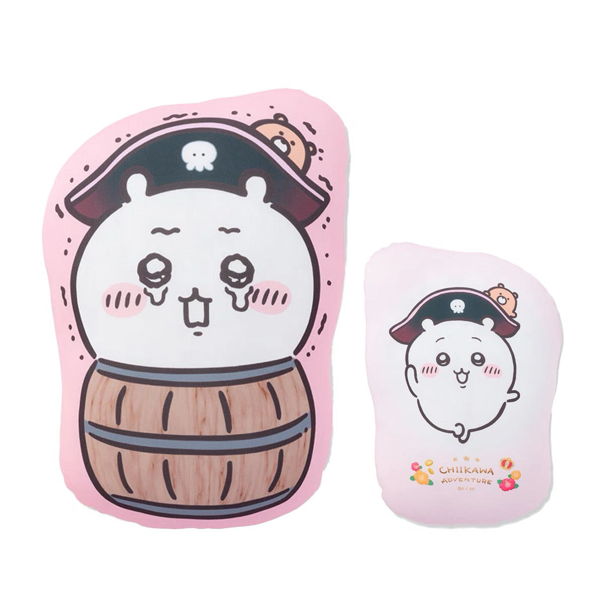 Chiikawa 吉伊卡哇|台场冒险王系列海盗双面图案抱枕