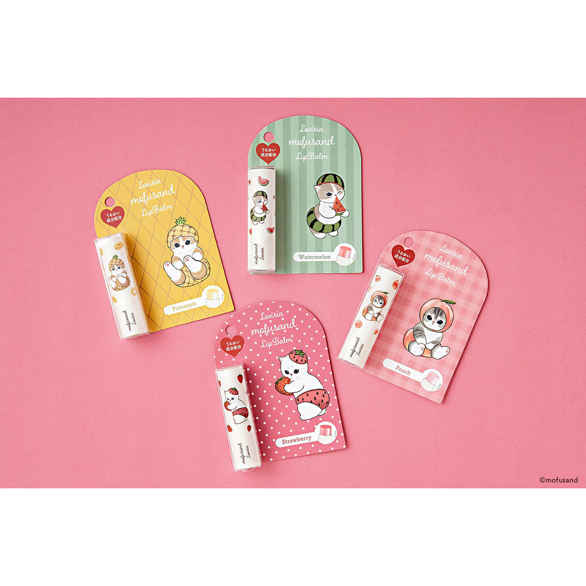 Mofusand|Lovisia Lip Balm|H120 x W86 x D22mm approx