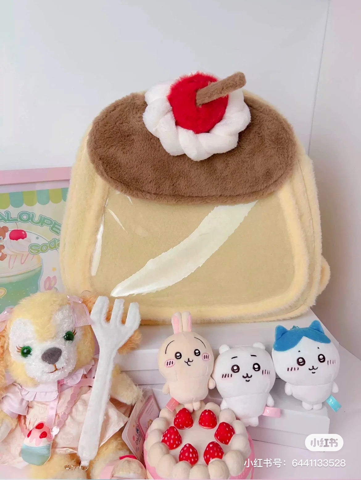 Chiikawa 吉伊卡哇|基础小脚可爱挂件/包挂|約H110×W90×D55mm