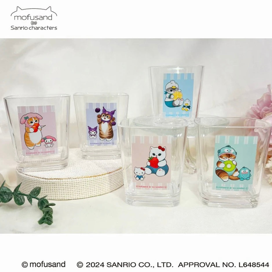Mofusand|Sanrio × Mofusand Square Tumbler|320ml approx.