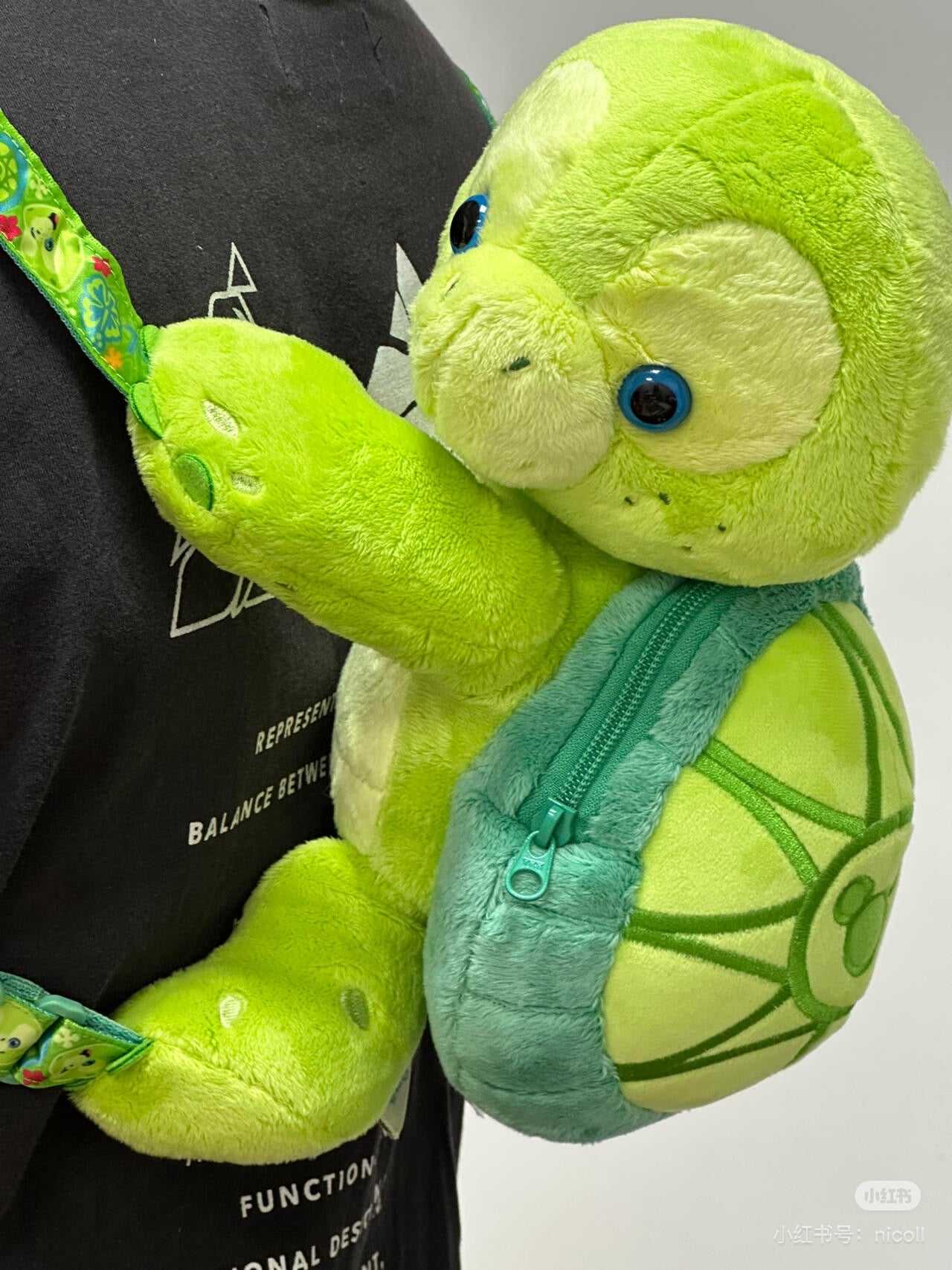 Disney SH|olu小龟毛绒公仔双肩包