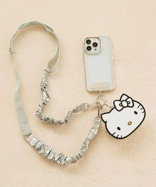 Sanrio|Hello Kitty x me% Phone Strap/hand strap/smartphone accessories