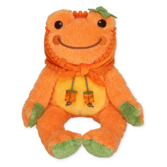 Pickles Frog|Persimmon Oyster Plush Dolls/Plush Toy|H15.5×W13×D14cm approx.