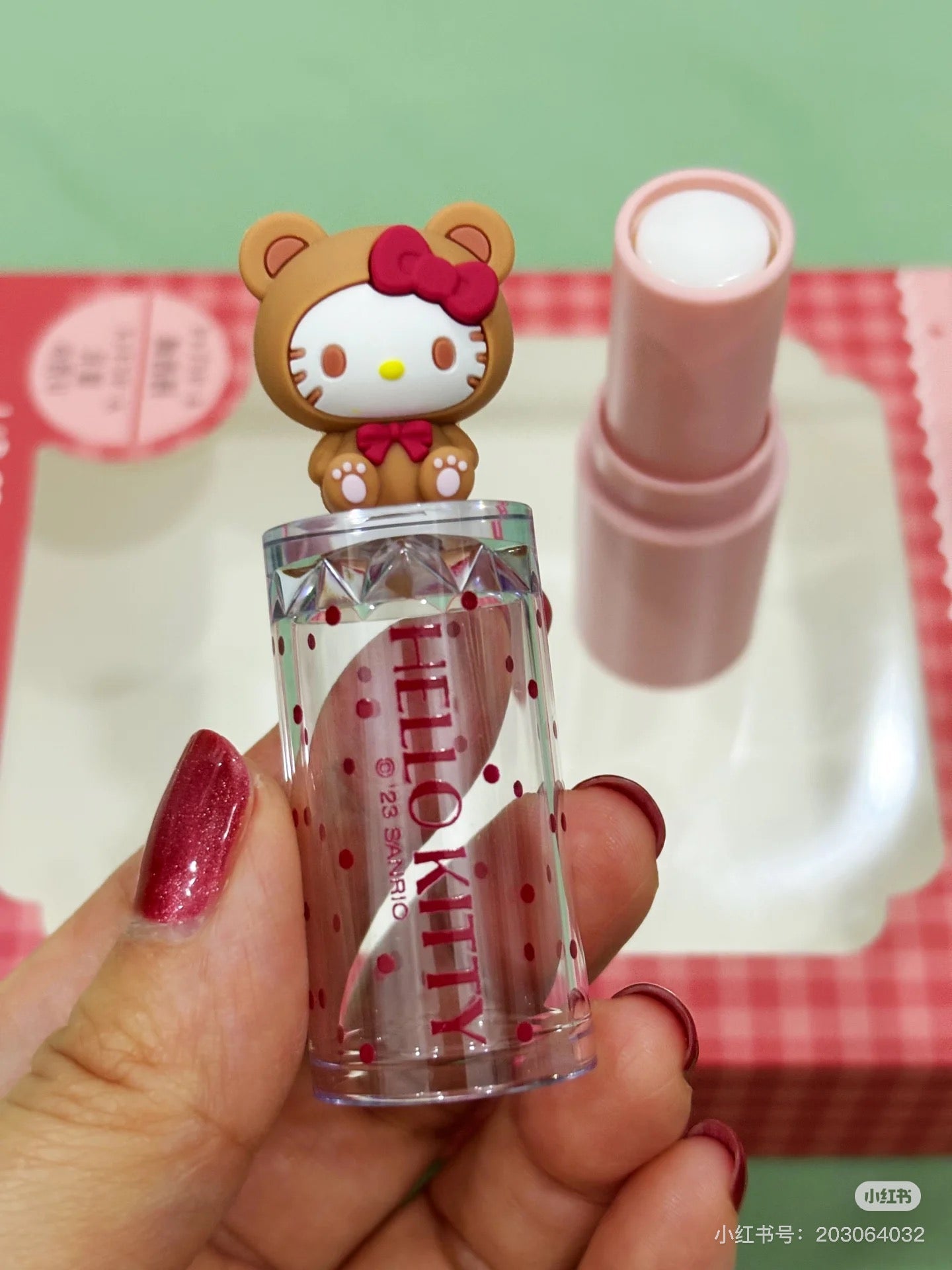 Sanrio|Kawaii Cosme保湿蝴蝶结款护手霜+润唇膏可爱礼盒|20g+3.8g