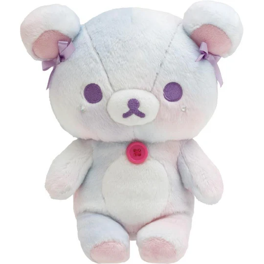 Rilakkuma轻松熊|Plush Doll Gradient Color Sky Cotton Candy San-X天空白云棉花糖系列渐变色毛绒玩偶|約 210 x 160 x 120mm