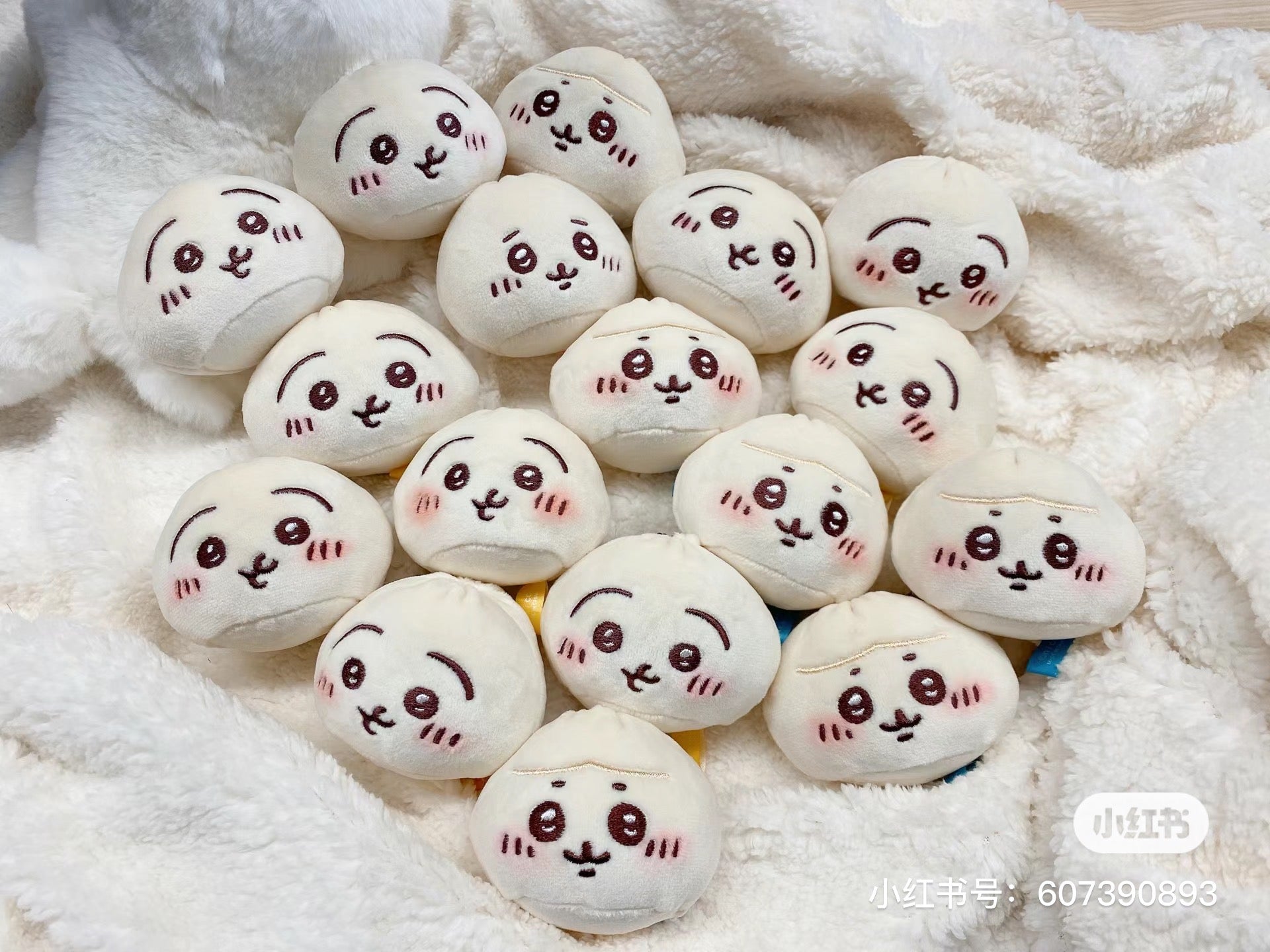 Chiikawa 吉伊卡哇|肉包子乌萨奇/小八玩偶/挂件|约 H60 x W80 x D65mm