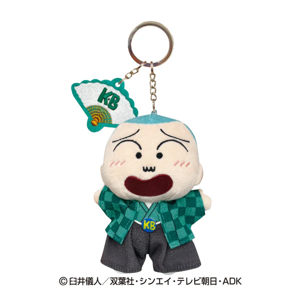 Crayon shin-chan|Characters Embroidered Charm Mascot Holder /Plush Keychain|110x195x70mm approx.