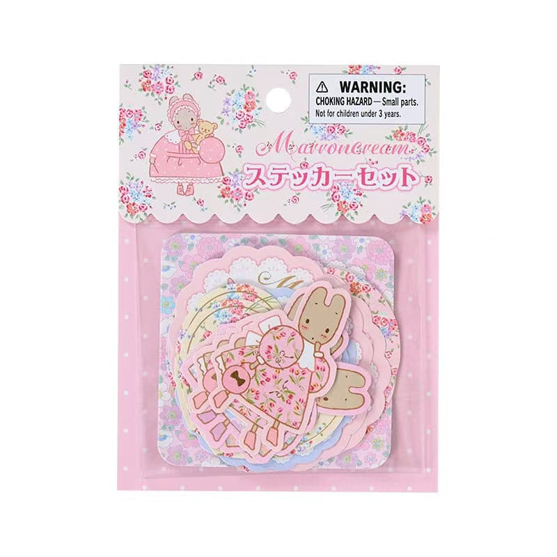 Sanrio|Marron Cream 40th anniversary Sticker Set|16 piece