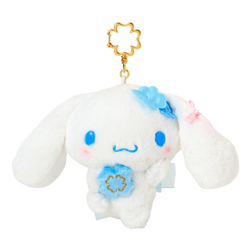 【limit 1】Sanrio|Light Blue Clover Cinnamoroll Mascot Holder /Plush Keychain| W 15 x D 6 x H 10cm approx.