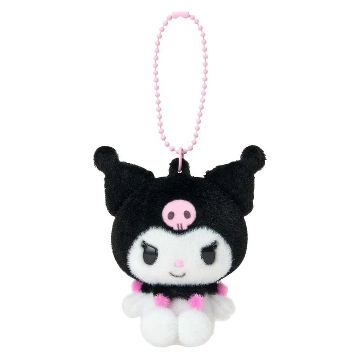 Sanrio|Flocked Figure Keychain/Keyring|5×4.5×7cm approx.
